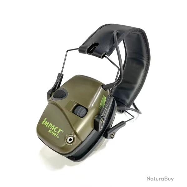CASQUE LECTRONIQUE IMPACT SPORT - TIR SPORTIF / BALL-TRAP / CHASSE - NEUF