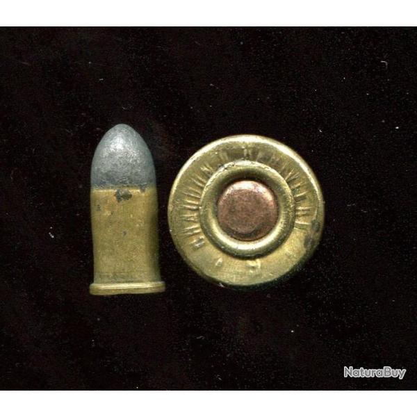 9 mm Devisme - TRES RARE - marquage en relief : CHAUDUN & DERIVIERE * 9 * - �tui laiton de 15 mm