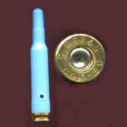 .223 Remington - tir réduit - étui plastique bleu - marquage Espagne : 5.56 x 45  CO 1-96