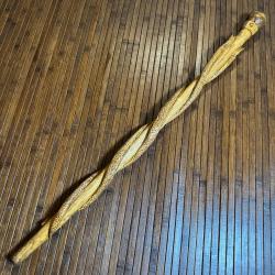 BELLE ET FORTE CANNE SERPENTS CANNE DE POILU WW1 14/18 A DEUX VIPÈRES