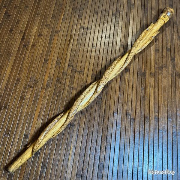 BELLE ET FORTE CANNE SERPENTS CANNE DE POILU WW1 14/18 A DEUX VIPRES