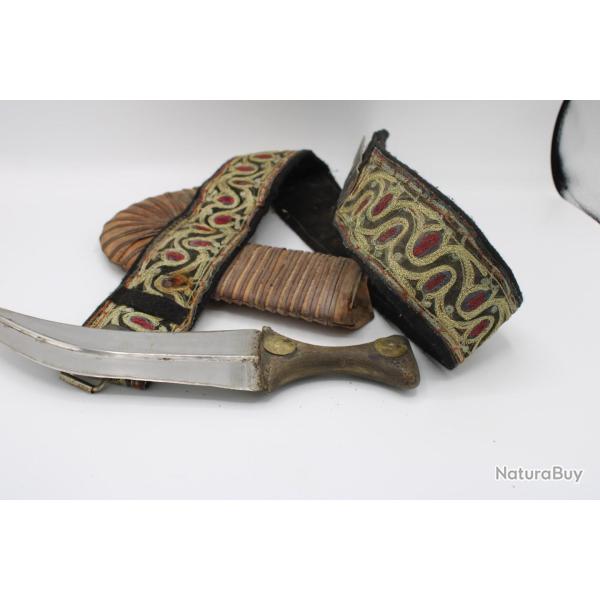 poignard YEMENITE + CEINTURON