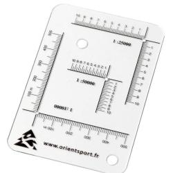 Carr&eacute; de report UTM - GPS &agrave; 3 unit&eacute;s de mesure