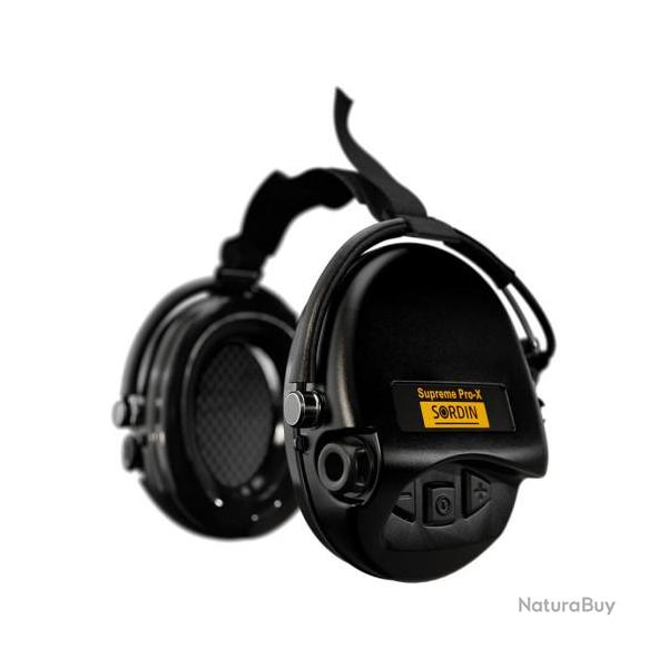 Casque anti-bruit "Supr�me Pro-X" serre-nuque - Noir