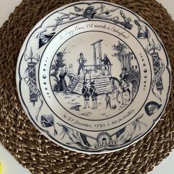 Assiette louis XVI