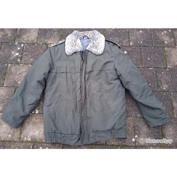 AUTHENTIQUE VESTE MDECIN COLONEL ARME UKRAINIENNE MOUTON ASTRAKHAN TAILLE L