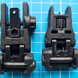 Hausse et Guidon MAGPUL MBUS pour rail picatinny