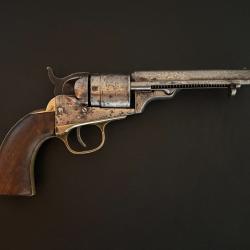 COLT POCKET 1849 CONVERSION PERCUSSION CENTRALE.   RARE.