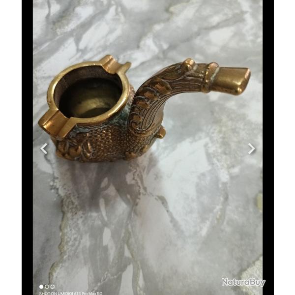 Cendrier ancien tte de lion