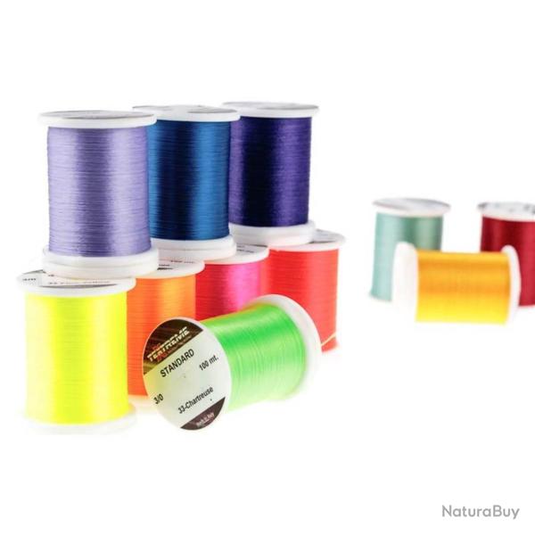 Textrme Fil standard 8/0 Noir