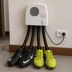 S&egrave;che chaussures et bottes &eacute;lectrique 4 tuyaux 350W