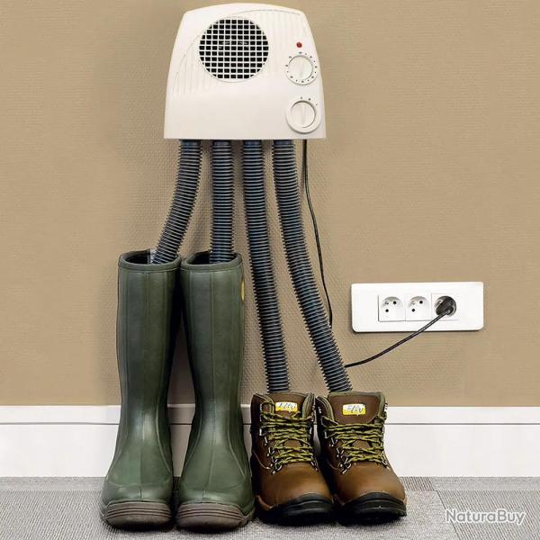 S�che chaussures et bottes �lectrique 4 tuyaux 350W