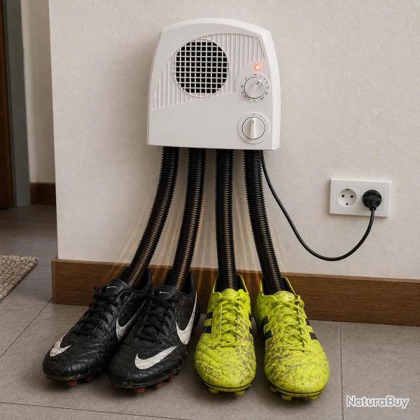 S�che chaussures et bottes �lectrique 4 tuyaux 350W