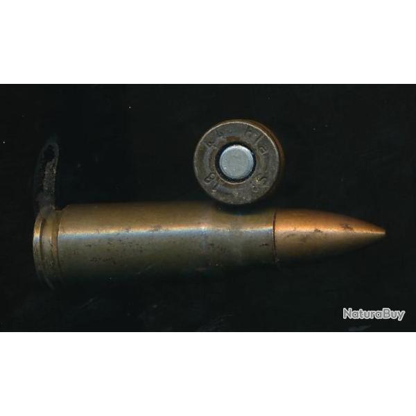 (10451) UNE CARTOUCHE 7,92x33 KURZ, Allemagne WW2 par hla