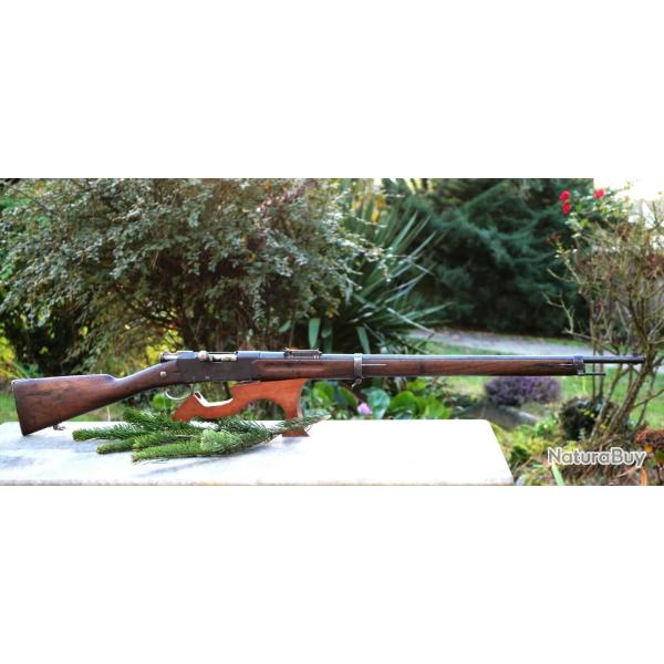 Tr�s rare fusil Lebel M1886 rechambr� calibre 8x348W Winchester 25761 ref LBV24LEB001