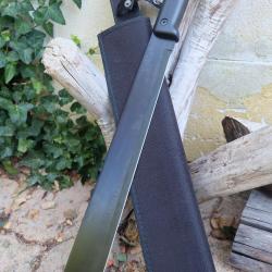 Big Machette Military Guide de Brousse Lame Acier Inox Manche Abs Etui Nylon Chasseur Anacondas 001
