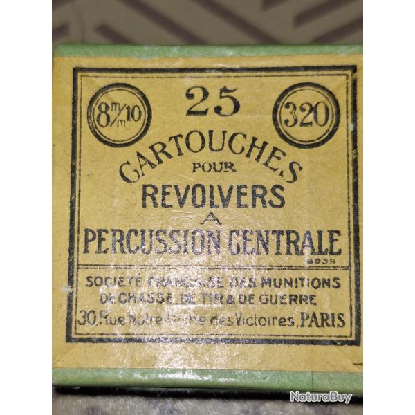 320  d �poque bo�te compl�te de 25 munitions cat D vendu par poudrenoirepro