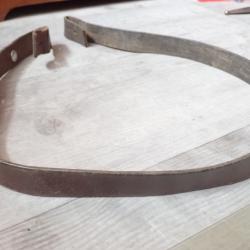 Sangle / bretelle en cuir pour fusil suisse Mdle 1889 ou 96/11 ou G11 (2)