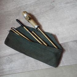 Baguette de nettoyage pour fusils Rubin Schmidt Suisse en calibre 7,5 ou autres fusils + housse