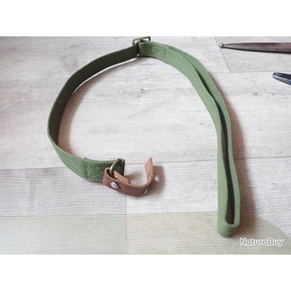 Bretelle toile verte dans le style FASS 90, HK MP, Sten, pour fusil, carabine, PM