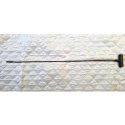 Ancienne baguette de chargement et nettoyage pour ancien fusil, longueur 89cm