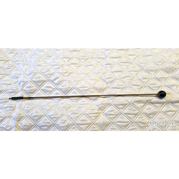 Ancienne baguette de chargement et nettoyage pour ancien fusil, longueur 65cm
