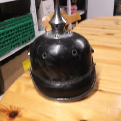 equipement  militaire casque a pointe allemand guerre 14/18