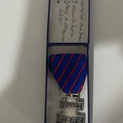 M&eacute;daille France libre