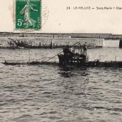CPA - Marine de Guerre - La Palice Le Sous-Marin " Otarie " - N&deg;4441
