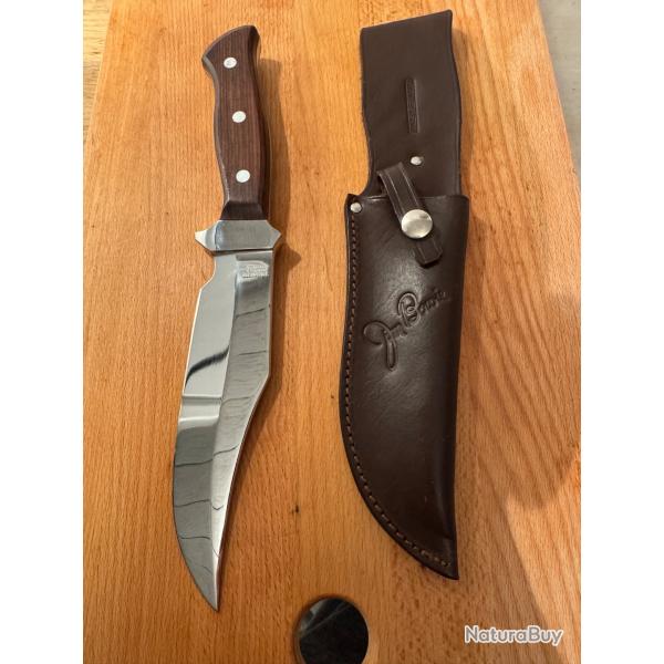 Couteau de chasse Carl Schlieper modle Jim Bowie 1982 1ere main sortie de collection