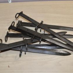 Ba&iuml;onnette poignard MAS 49/56 FSA Ba&iuml;onnette stock ERM 1 er type  French Chasse &eacute;pieux