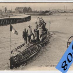 CPA - Marine de Guerre - Le Sous-Marin Sortie du " Phoque " - N&deg;4444