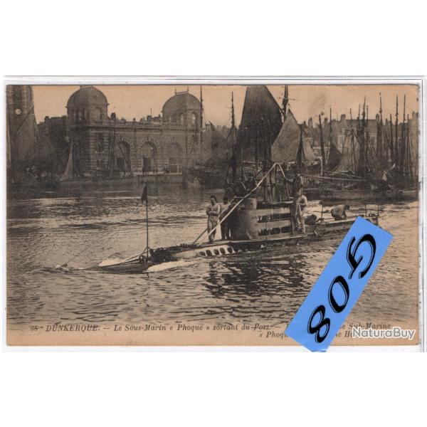 CPA - Marine de Guerre - Le Sous-Marin Sortie du " Phoque " - N�4445