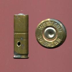 .38 AMU - RARE cartouche de comp&eacute;tition militaire USA pour COLT 1911 - marquage : WESTERN 38 SPL SR