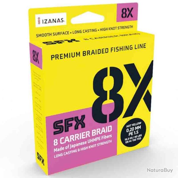 Sfx 8 Multicolore 300m 0,235mm 44lb