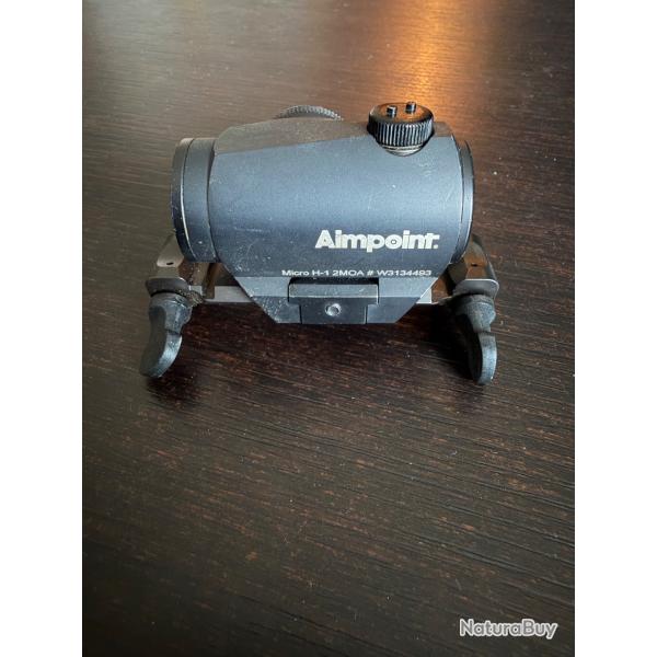 Paiement 4x / 10xPoint rouge Aimpoint Micro H-1 2MOA Montage Blaser