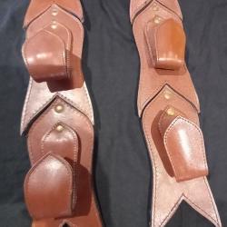 Porte fusils en cuir