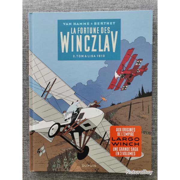 BD La Fortune des Winczlav no 2 Tom & Lisa 1910 Largo Winch neuf