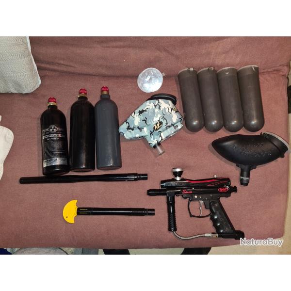 Pack PaintBall Spyder Sonix + 3 Bouteilles + Accessoires