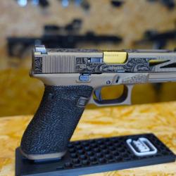 PISTOLET GLOCK 17 GEN5  ARMEE FRANCAISE  CUSTOM PAR GALLIC WORKS