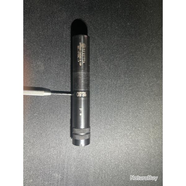 Choke Beretta OPTIMACHOKE calibre 12 FULL avec rallonge 50 mm diamtre 18,6mm