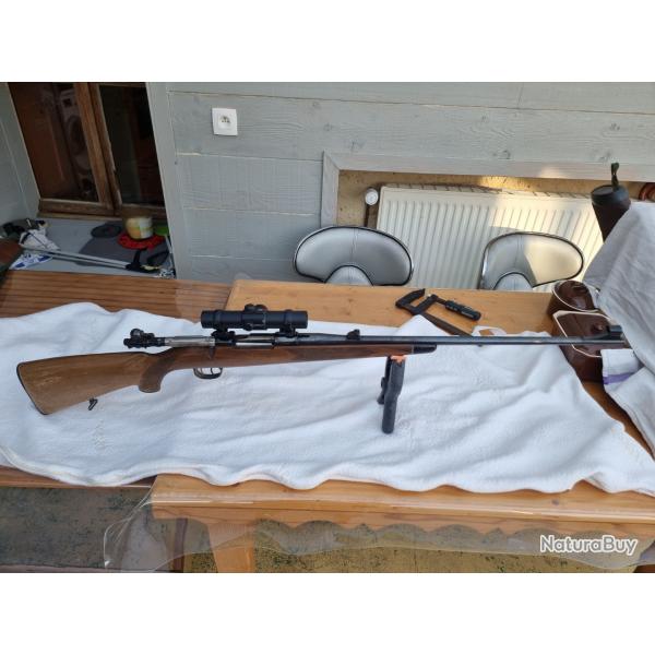 Carabine � culasse verrou LUGER. Calibre 7x64