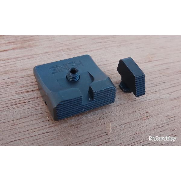 Ensemble hausse/guidon HEINIE SlantPro pour GLOCK