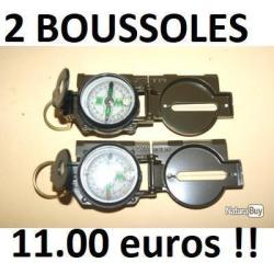 lot de 2 boussoles NEUVES - VENDU PAR JEPERCUTE (S21I16)