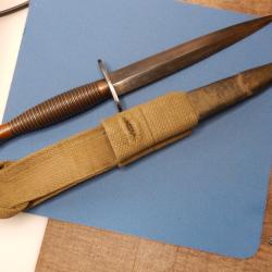 superbe et authentique dague Fairbairn-Sykes  WW2