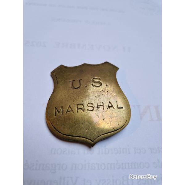 Plaque  US MARSHAL
