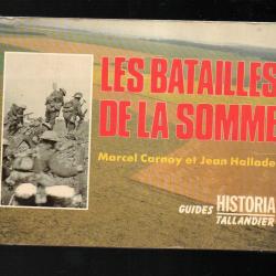 les batailles de la somme par marcel carnoy et jean hallade