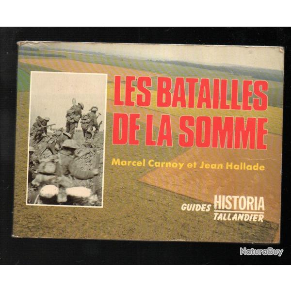 les batailles de la somme par marcel carnoy et jean hallade