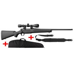 Pack Carabine Mossberg Patriot synthétique 300 WM avec lunette 3-9x40 + bretelle + fourreau