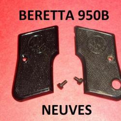 plaquettes + vis NEUVES de BERETTA 950B 6.35 Browning BERETTA 950 B - VENDU PAR JEPERCUTE (HU36)